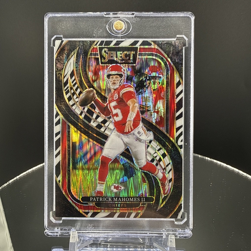 2024 Panini Select #120 Patrick Mahomes II Zebra Prizm SSP